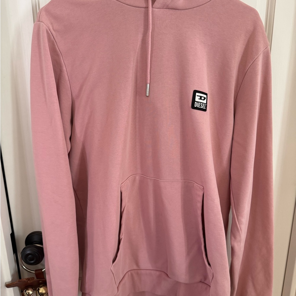 Diesel Men's Soft Pink Hoodie